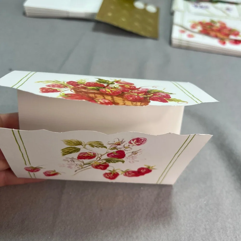 Vintage Greeting Card‎ Lot The Chatter Box Stationery Note Cards Envelopes Seals